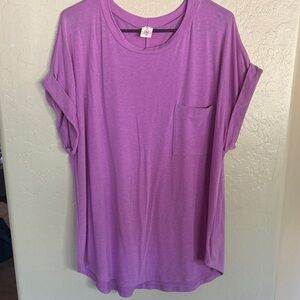 Women's Lavender Pocket Tee - Unbranded